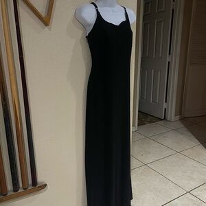 Vintage Newport Classic Black Maxi Dress